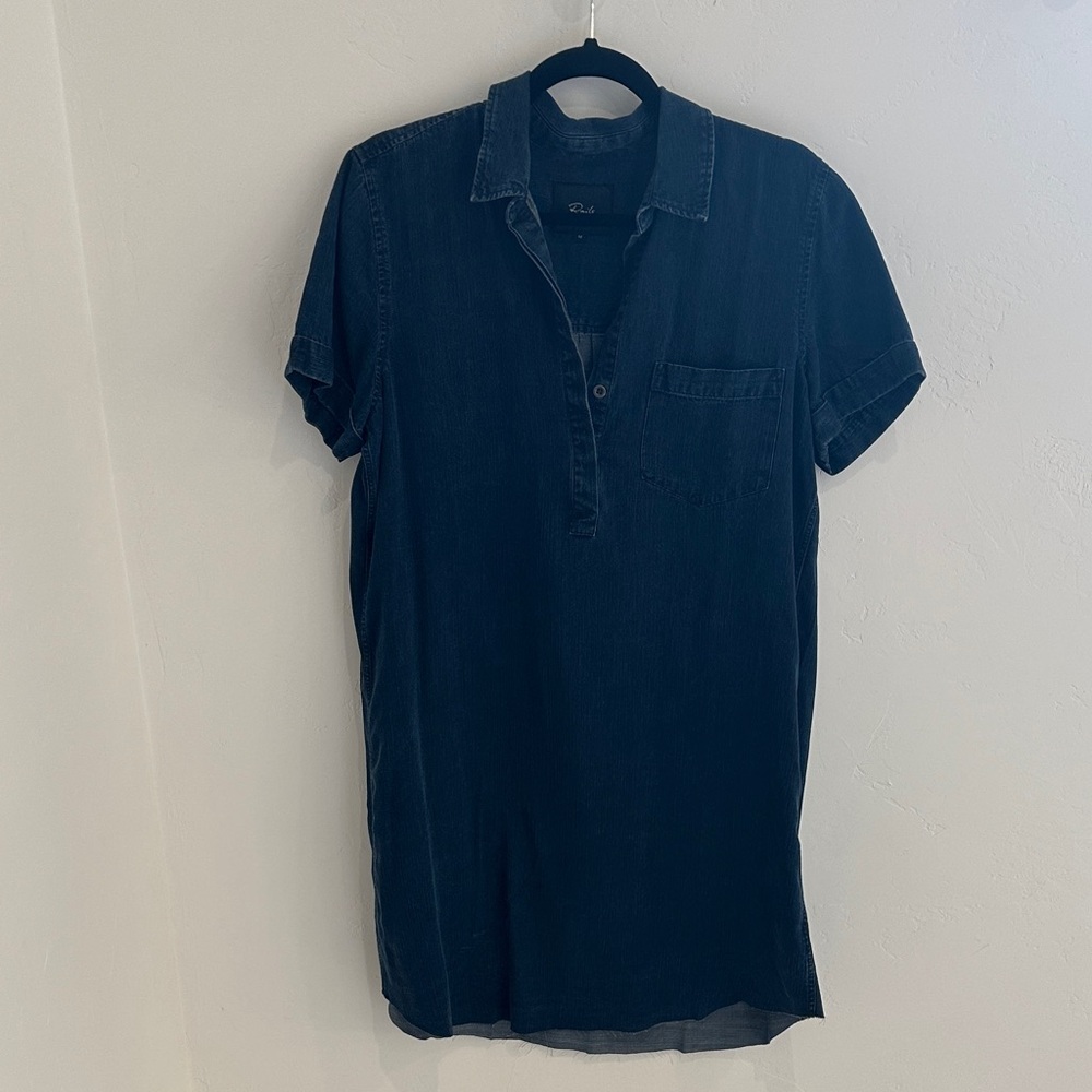 Rails Dark Blue Denim Shirt Dress